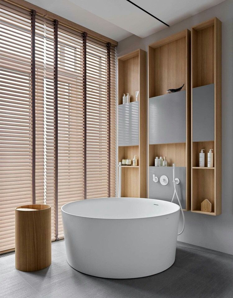 Persiana de madera, elegantes, cálidas y natural, instaladas en casa