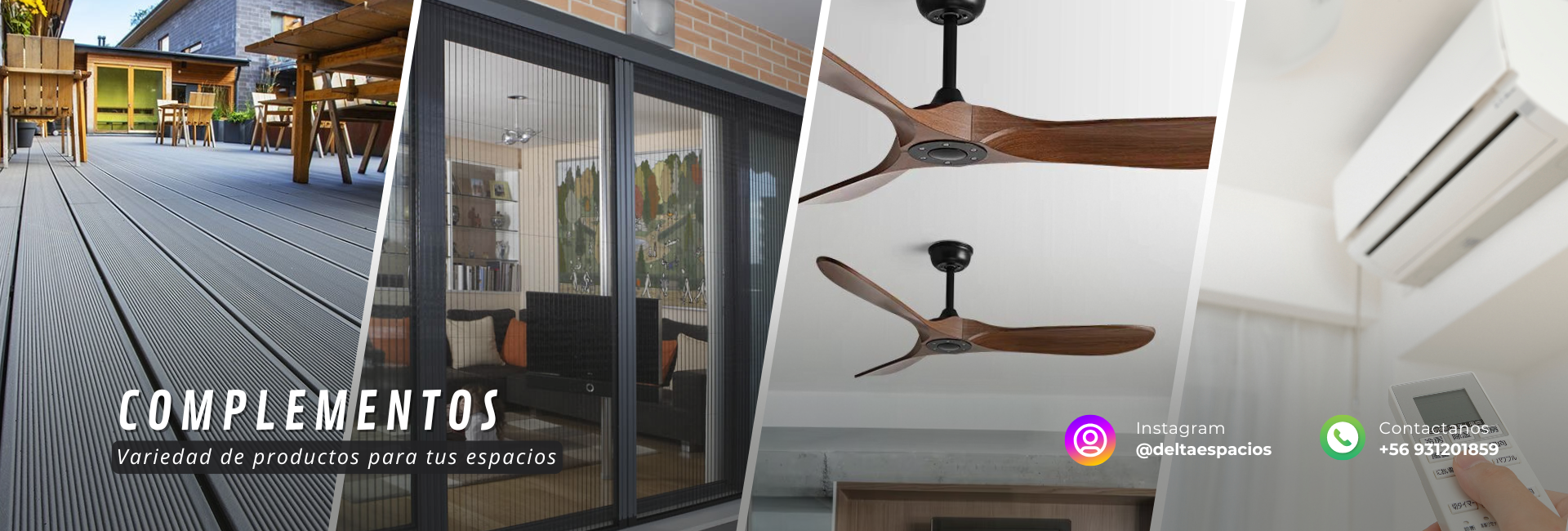 wpc-mosquiteros-ventiladores-de-techo-aire-acondicionado-delta-espacios Complementos para terrazas Delta Espacios: ventiladores de techo, calefactores, mosquiteros, invernaderos, aire acondicionado y más soluciones funcionales.